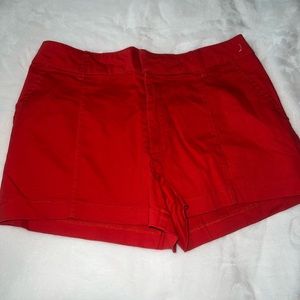 Abercrombie red shorts